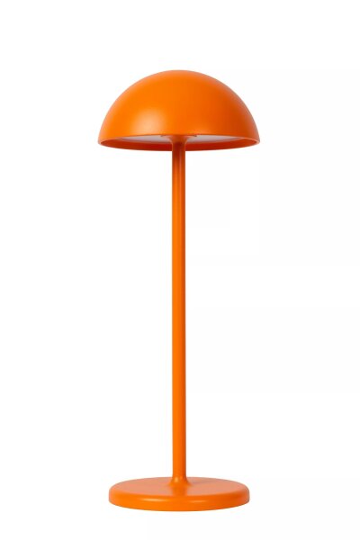 LED Akku Tischlampe Orange 32 cm 3000 K IP54 7h dimmbar