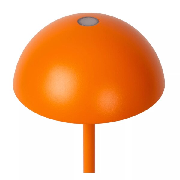 LED Akku Tischlampe Orange 32 cm 3000 K IP54 7h dimmbar