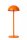 LED Akku Tischlampe Orange 32 cm 3000 K IP54 7h dimmbar