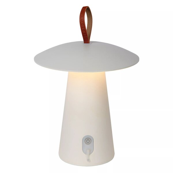 LED Akku Tischlampe dimmbar Aluminium 2700 K 29 cm IP54