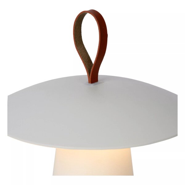 LED Akku Tischlampe dimmbar Aluminium 2700 K 29 cm IP54