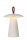 LED Akku Tischlampe dimmbar Aluminium 2700 K 29 cm IP54