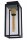 Deckenlampe Außen Glas Metall Schwarz E27 IP54 Terrasse