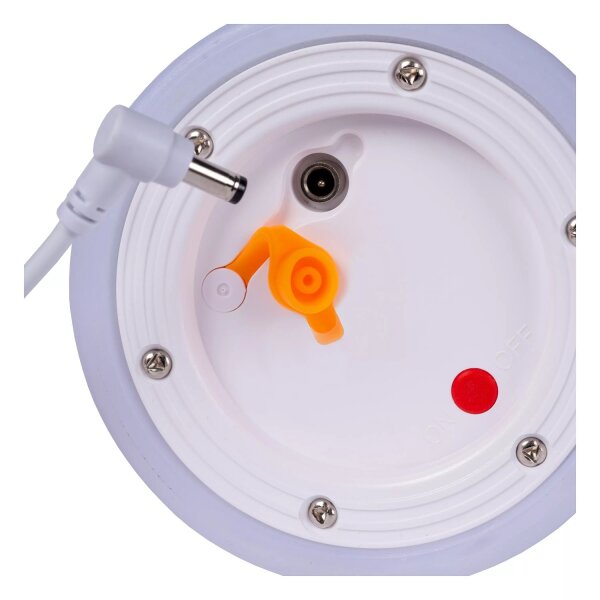 LED Akku Tischleuchte dimmbar Braun IP44 18,5 cm 3000 K