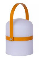 LED Akku Tischleuchte dimmbar Braun IP44 18,5 cm 3000 K