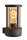 Wandlampe mit Sensor Aluminium Glas Anthrazit IP44 E27