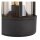 Wandlampe mit Sensor Aluminium Glas Anthrazit IP44 E27