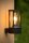 Wandlampe mit Sensor Aluminium Glas Anthrazit IP44 E27