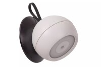 LED Akku Wandspot flexibel Schwarz Weiß IP54 3000 K