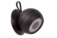 LED Akku Wandspot flexibel Schwarz H:11 cm IP54 3000 K