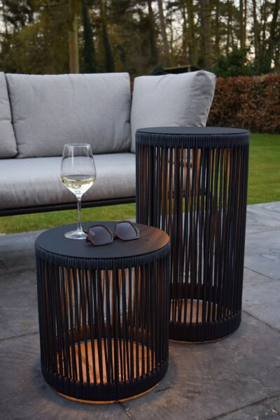 LED Akku Stehleuchte 3000 K IP44 36,5 cm Hocker Tisch