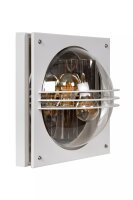 Wandlampe au&szlig;en Wei&szlig; IP44 E27 2-flammig Haust&uuml;r Garten