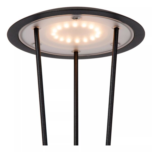 LED Akku Tischlampe Ladestation IP54 2 W dimmbar
