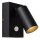 Wandspot Bewegungsmelder flexibel Schwarz GU10 H:15 cm