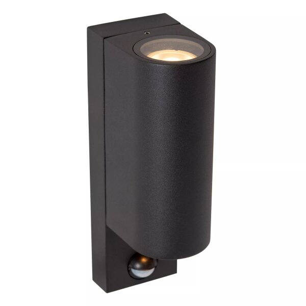 Wandleuchte Up Down Sensor Aluminium H:23 cm IP65 GU10