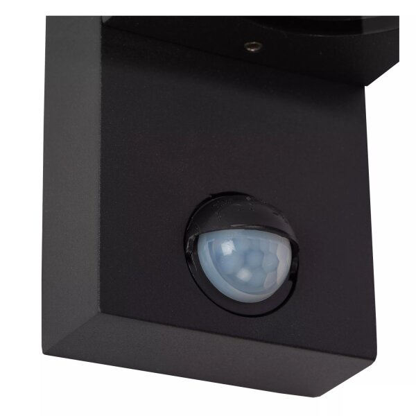 Wandleuchte Up Down Sensor Aluminium H:23 cm IP65 GU10