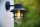 Außenlampe Wand Glas Aluminium Schwarz IP44 E27 Balkon
