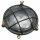 Au&szlig;enlampe Wand Messing Glas E27 IP64 rund D: 21 cm