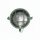 Wandlampe außen Messing Glas E27 IP64 rund D: 24 cm
