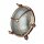 Außenwandlampe Messing Glas E27 IP64 D: 21 cm rund