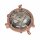Außenleuchte Wand Messing massiv Glas D: 14 cm IP44 G9