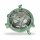 Kellerlampe Messing Glas G9 IP44 D: 14 cm rund Maritim
