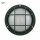 Kellerlampe Messing massiv Glas D: 14 cm IP64 Grün G9