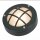 Kellerlampe Messing massiv Glas D: 14 cm IP64 Grün G9