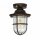 Deckenlampe außen Messing massiv Glas E27 IP54 D: 16 cm