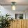 Deckenlampe außen Echt-Messing Glas Ø 16 cm IP54 E27