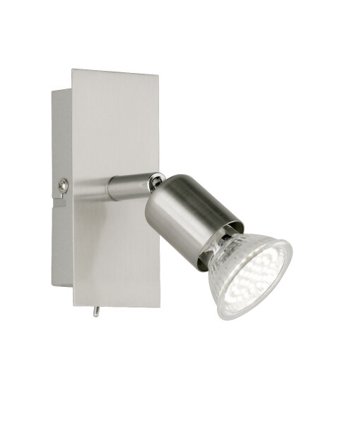 Wandleuchte NIMES in Nickel matt