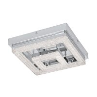 Plafonnier LED angulaire Fradelo Chrome