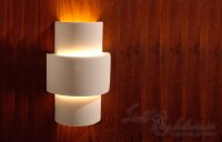 Elegante Wandleuchte Tacon Gips