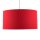 Stoff Lampenschirm für Hängeleuchte Stehlampe 60 cm Rot
