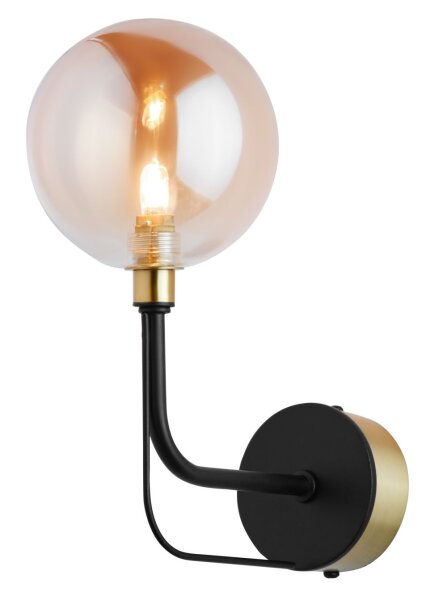 Moderne Wandlampe Glas Kugel inkl. LED G9 blendarm