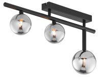Deckenlampe Schwarz Graphit f&uuml;r G9 dekorativ