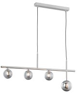 Metall Hängelampe inkl. LED G9 in Nickel Graphit
