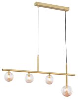 Metall Pendelleuchte Glas f&uuml;r G9 L:86cm