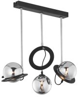 Hängelampe Metall Glas inkl. LED G9 3-flammig
