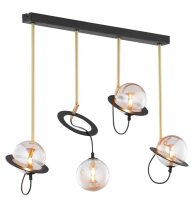 Pendelleuchte Schwarz L:80cm f&uuml;r G9 flexibel