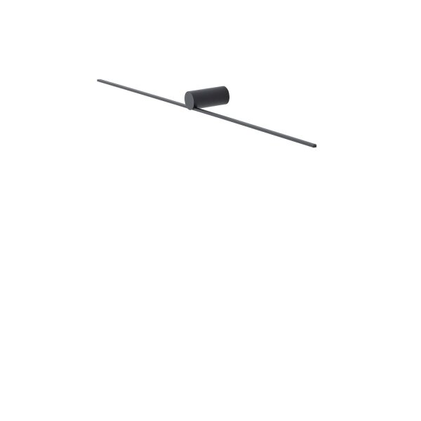 LED Wandlampe Schwarz 3000 K warmweiß 99 cm