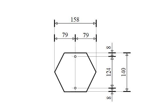 Sockelleuchte Milano in antik