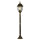 Außenstehlampe in edlem antik-gold