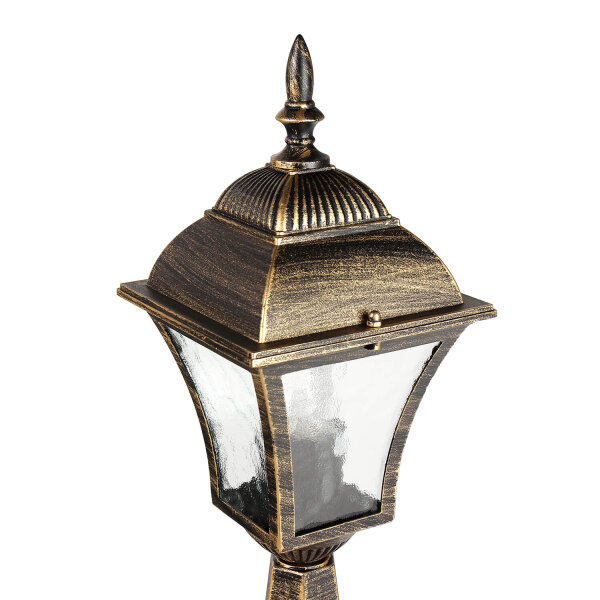 Außenlampe in Antik-Gold