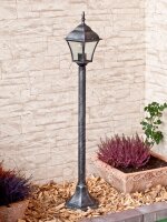 Außenlampe in Antik-Silber