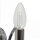 Wandlampe mit Schalter Chrom 2-flammig E14 B: 32,5 cm