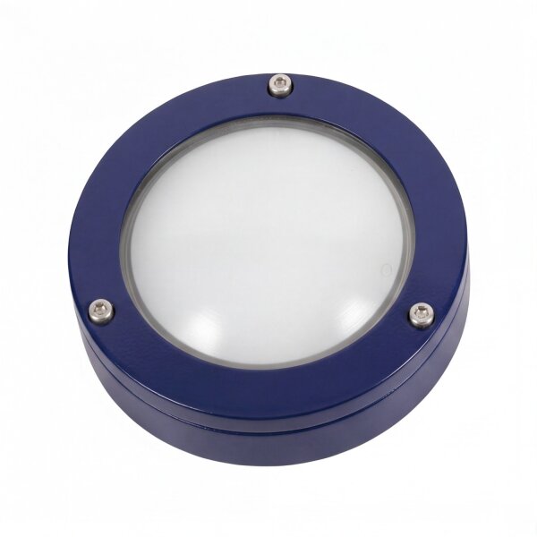 Außenwandleuchte Glas Messing G9 IP64 rund D: 14 cm
