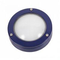 Außenwandleuchte Glas Messing G9 IP64 rund D: 14 cm