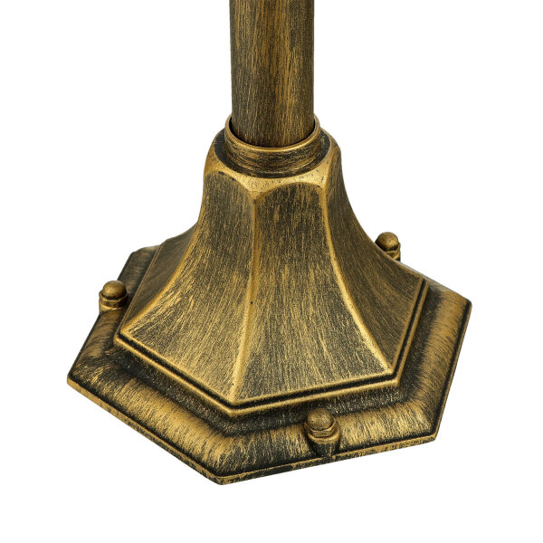 Antik-goldene Außenlampe im Tiffany-Stil