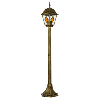 Antik-goldene Außenlampe im Tiffany-Stil